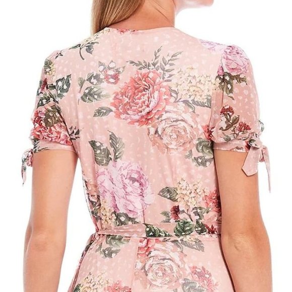 Betsey Johnson Pink Floral Maxi Dress - Picture 3 of 4